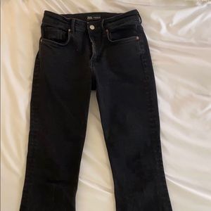 Black High-Waisted Zara Jeans